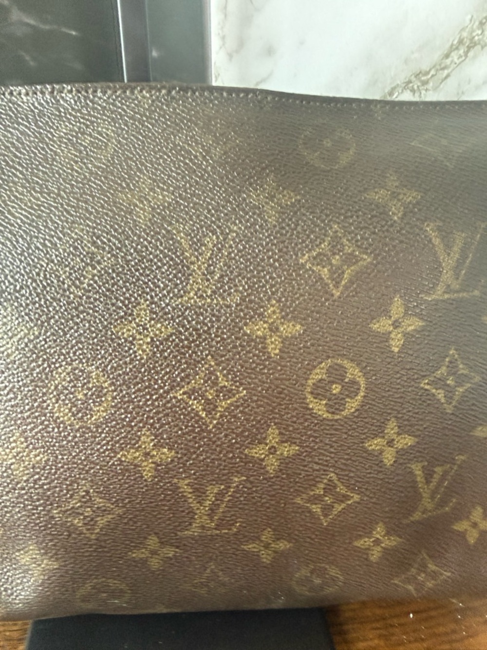 Louis Vuitton Brown Monogram Envelope Clutch - Picture 5 of 9